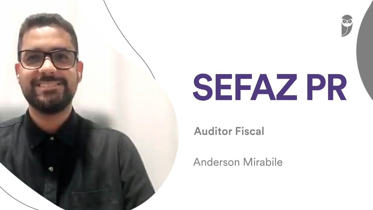 Concurso Sefaz PR: Anderson Mirabile - 40° lugar - auditor fiscal