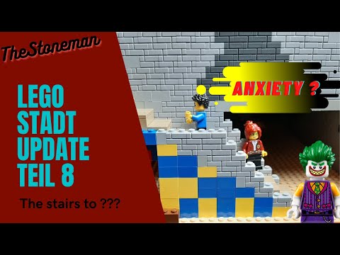 Bau einer Lego Stadt Teil 8 - Die Treppe zur Unterführung (1) - The stairs to the underpass (1)