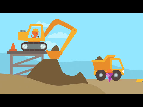 Sago Mini Trucks and Diggers Video
