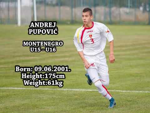 ANDREJ PUPOVIC - MONTENEGRO U15/U16 - 2015/2016