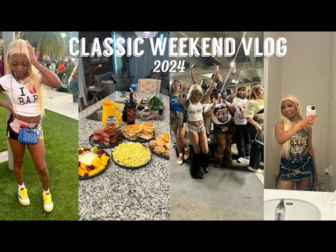 CLASSIC WEEKEND VLOG 2024 | House Party | Tailgate | Downtown Orlando & MORE!