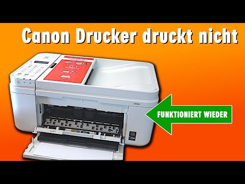 Canon Pixma Drucker Papierstau - Papiereinzug reparieren - druckt nicht mit Supportcode