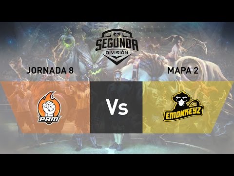 Pam Sports Vs Emonkeyz Club - #LoLSegunda - Mapa 2 - Jornada 8