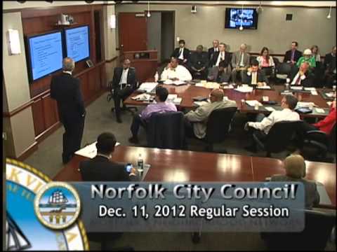 Regular 12/11/12 Session - Norfolk City Council