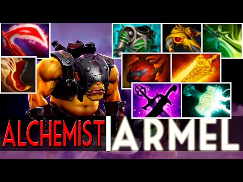 Armel TOP 2 MMR With Alchemist Mid | 9 ITEMS Full GPM Unstoppable Player - Dota 2 Gameplay 7.22