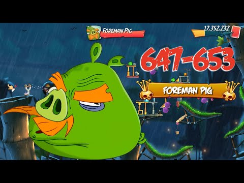 BAMBOO FOREST MADAGOOSCAR - ANGRY BIRDS 2 PC LEVEL 647-653 BOSSLEVEL FOREMAN PIG