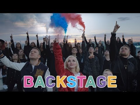ЖИТЬ | Backstage | DJ SMASH, Полина Гагарина & Егор Крид - Команда 2018