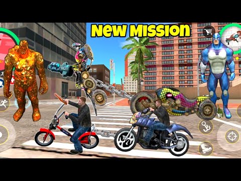 Bike Transformer Vs Mutant New Mission | Rope Hero Vice Town | New Update Rope Hero | Gamer Blasty