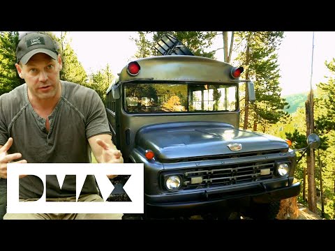 Alex & Kevin Restore An Abandoned School Bus Outside An Old Mine | Lost Mines: Restored