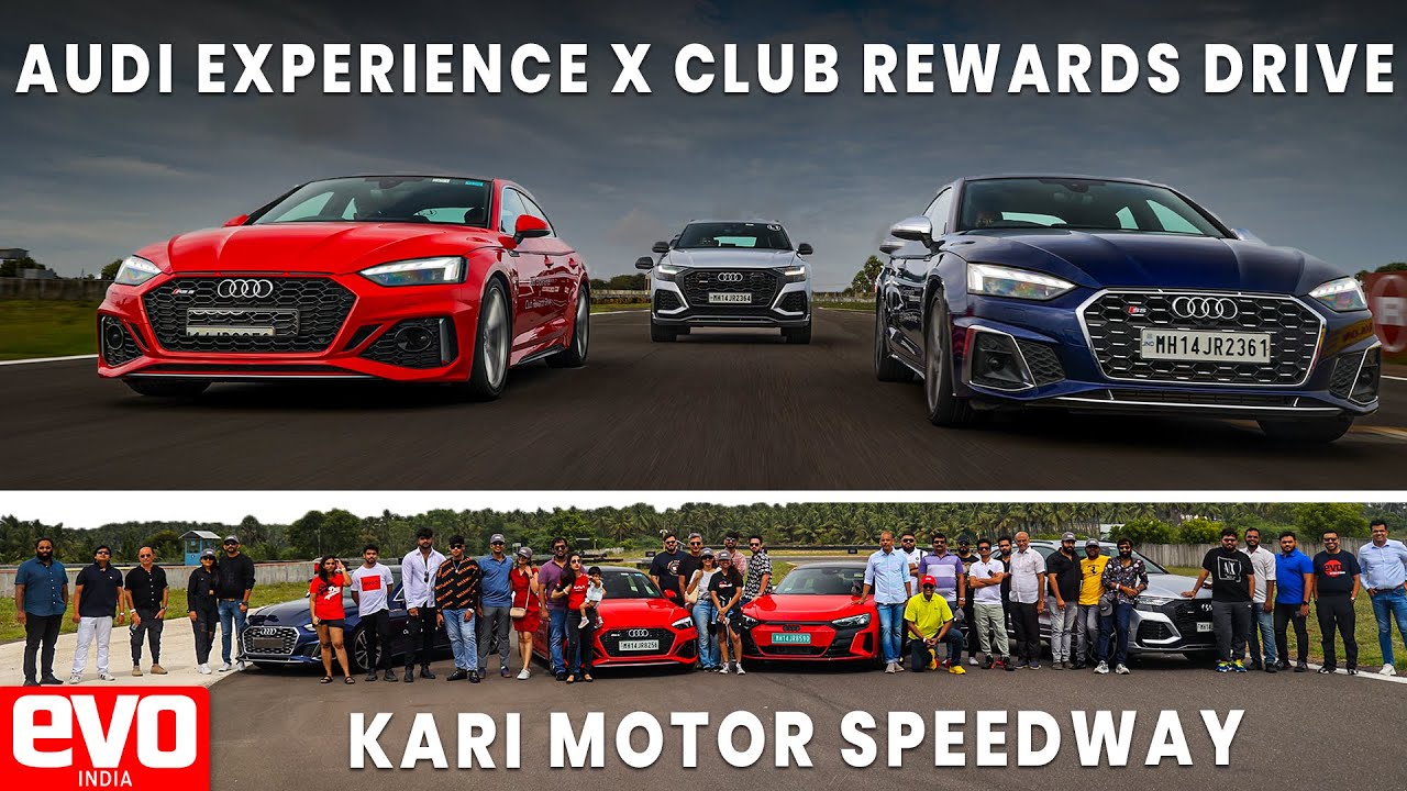 Audi Track Day | R8, RS Q8, e-tron GT, RS5 & More | Audi Experience x Club Rewards Drive | evo India