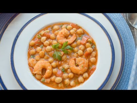 GARBANZOS con LANGOSTINOS, un guiso con MUCHO SABOR!!