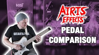 Video thumbnail for AIRIS EFFECTS Drive Pedal Comparison - Brutal Drive, Savage Drive, and Savage Boost! by Trey Xavier