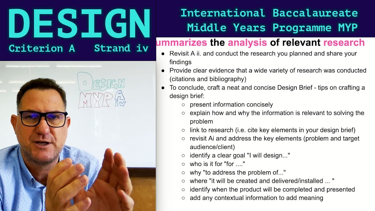 Aiv MYP DESIGN - How to get top marks! | IB MYP Criterion A Strand IV Summative Assessment Explained