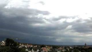 preview picture of video 'Gewitter über Roßtal am 7. Juli 2011'