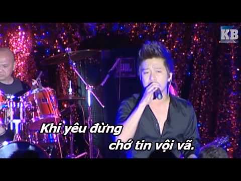 Tôi Sẽ Không Yêu Karaoke HD - Trần Tâm - Tone Nam & Nữ