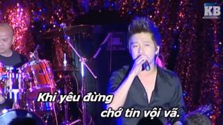 Tôi Sẽ Không Yêu Karaoke HD - Trần Tâm - Tone Nam & Nữ