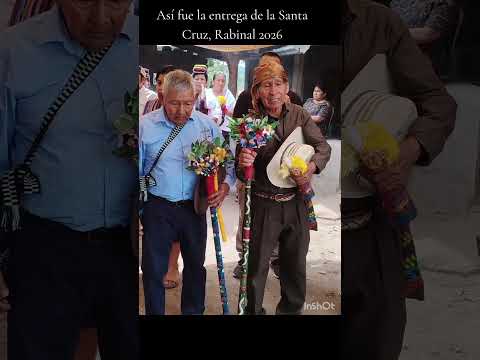 así fue la entrega de la Santa Cruz, en la comunidad de Pachica, Rabinal, Baja Verapaz.