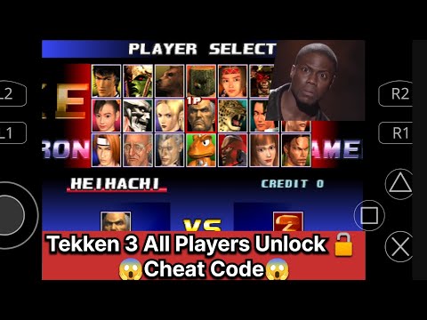 Tekken 3 All Players Unlock 🔓 Cheat Code 😱| #tekken3 #tekken8 #tekken6 #tekkengameplay #gameplay