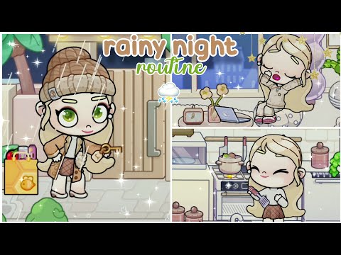 My Rainy  Night routine 🌧️ | Avatar World