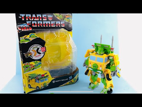 Transformers x Teenage Mutant Ninja Turtles PARTY WALLOP Video Review