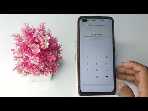how to set screen lock in realme x50 pro mobile