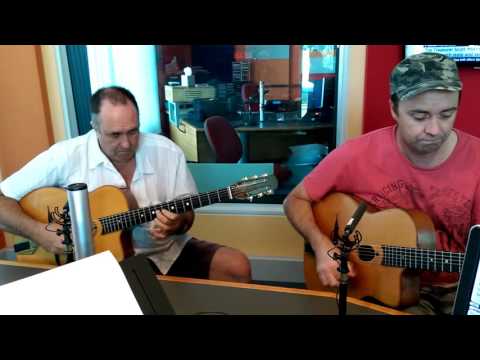 Ian and Nigel Date live on ABC radio in Port Macquarie, Australia.