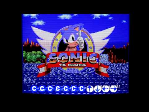 Sonic the Hedgehog 1 (REV00) Japanese Mega Drive - secret code