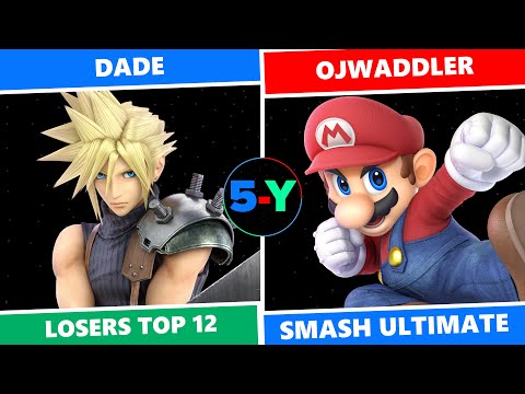 KML 5-Y: Losers Top 12 - Dade (Cloud) Vs Ojwaddler (Mario) SSBU