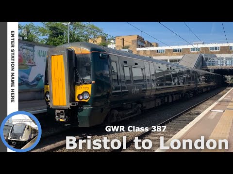 GWR Class 387 Bristol to London | Trip Report