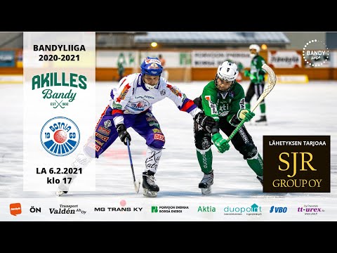 Bandyliigan ottelu: Akilles - Botnia