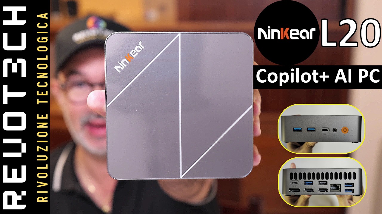 NinKear L20 Copilot+ AI Mini Pc Desktop. No Forza Bruta ma Tanta Efficienza - Review