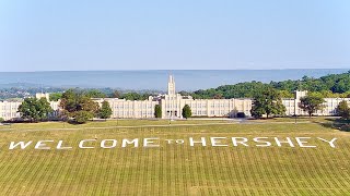 Milton Hershey School Homecoming Tour Potensic Atom Drone Footage inside Founders Hall