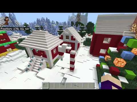 Insane Minecraft Holiday Village Build