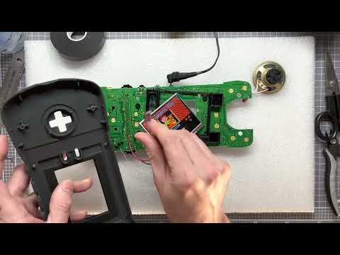 Touch module and the BennVenn IPS screen in Atari Lynx model 1