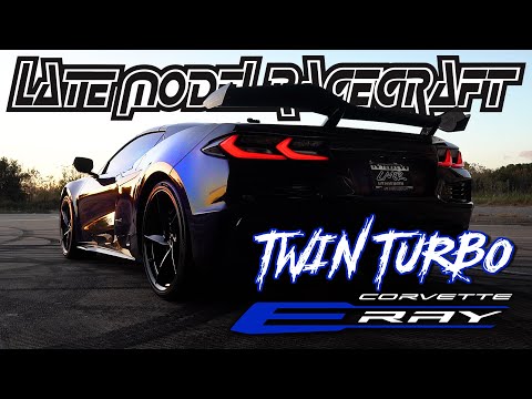 900HP Twin Turbo E-RAY Corvette - Late Model Racecraft