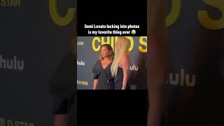 Demi Lovato locking into photos 😭😭 #demilovato #shorts
