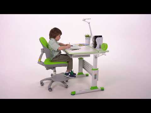 Детское кресло Holto-4F зеленое в Вологде - видео 1