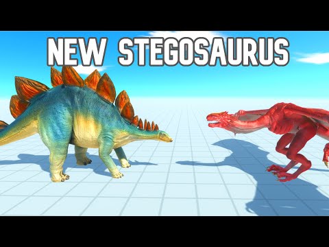 NEW STEGOSAURUS vs ALL UNITS - animal revolt battle simulator ankylosaurus - strategy moon