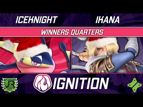 IceKnight (Greninja) vs Ikana (Sheik) - Ignition 363 WINNERS QUARTERS