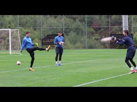 Goalkeepers training