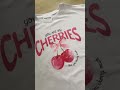 REMERA GIRL OVER CHERRIES