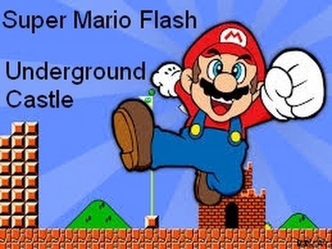 Super Mario Flash - Walkthorugh - Underground Castle