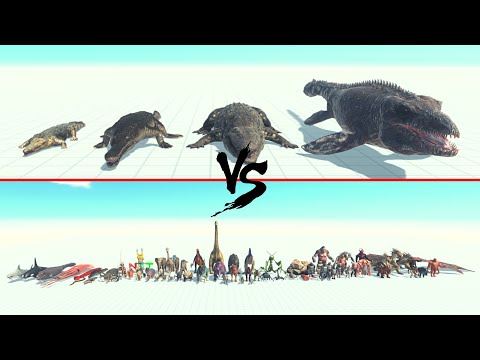 Croco Team Vs All Units ARBS | Animal Revolt Battle Simulator