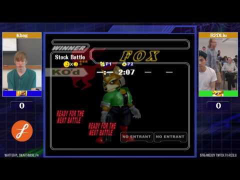 Event Match 22: Kbag (Sheik) vs R2DLiu (Fox) - Pools