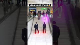 GENTLEMEN DANCE 😨 NEON MODE SHUFFLE IN STAIRS 😎⭐️