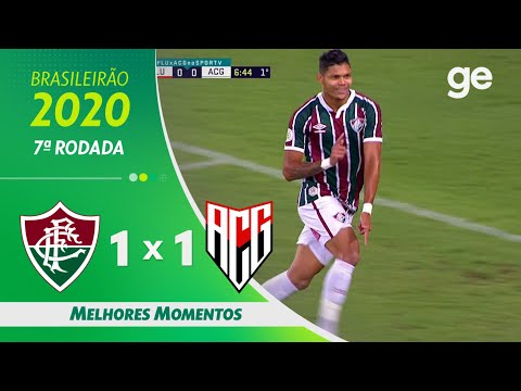 Gols e lances de Fluminense x Atlético-GO