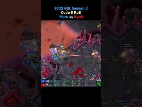 Maru vs ByuN GSL 2023 Season 2 Ro8 Part 7 #shorts #starcraft #starcraft2 #GSL