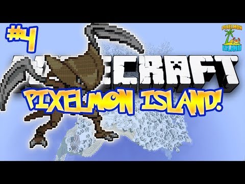 "FIRST KABUTOPS!" - PIXELMON ISLAND ADVENTURE! (Minecraft Pokemon Mod) - #4