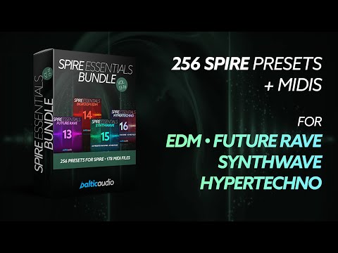 Spire Essentials Bundle (Vols 13-16) (256 Spire Presets, 178 MIDI Files)