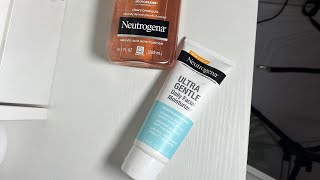 SKINCARE ROUTINE 🎀 Vaseline Lotion Neutrogena Moisturizer | Edges Laid & Mini Vlog
